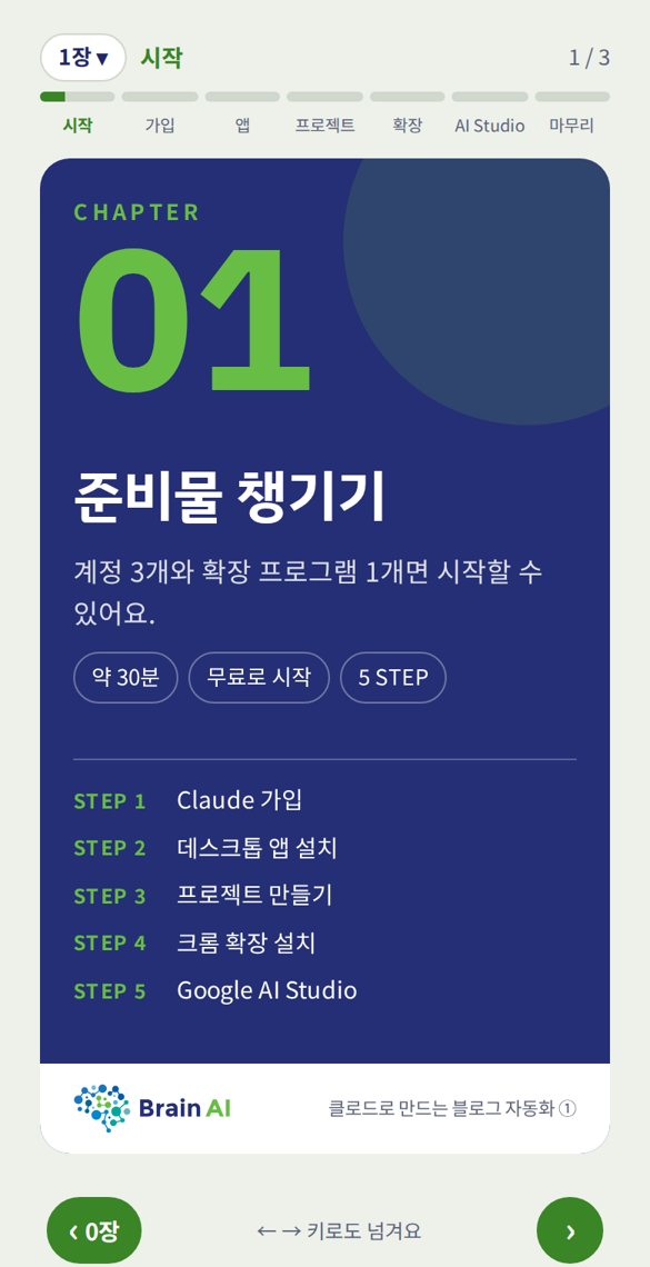 장이 시작할 때마다 오늘 할 일을 보여 줘요